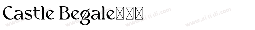 Castle Begale字体转换